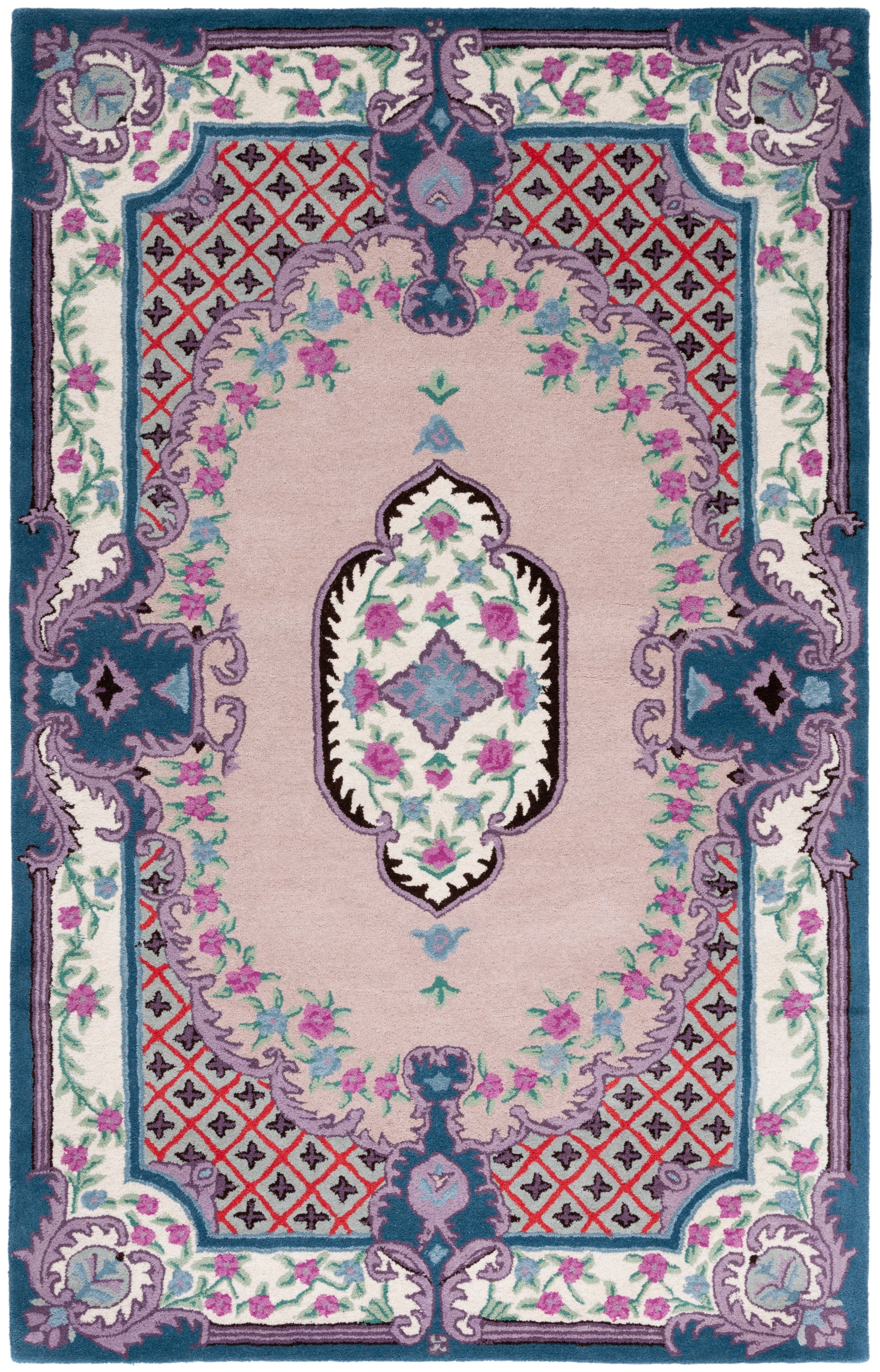 Safavieh Bellagio Blg535U Pink/Ivory Area Rug