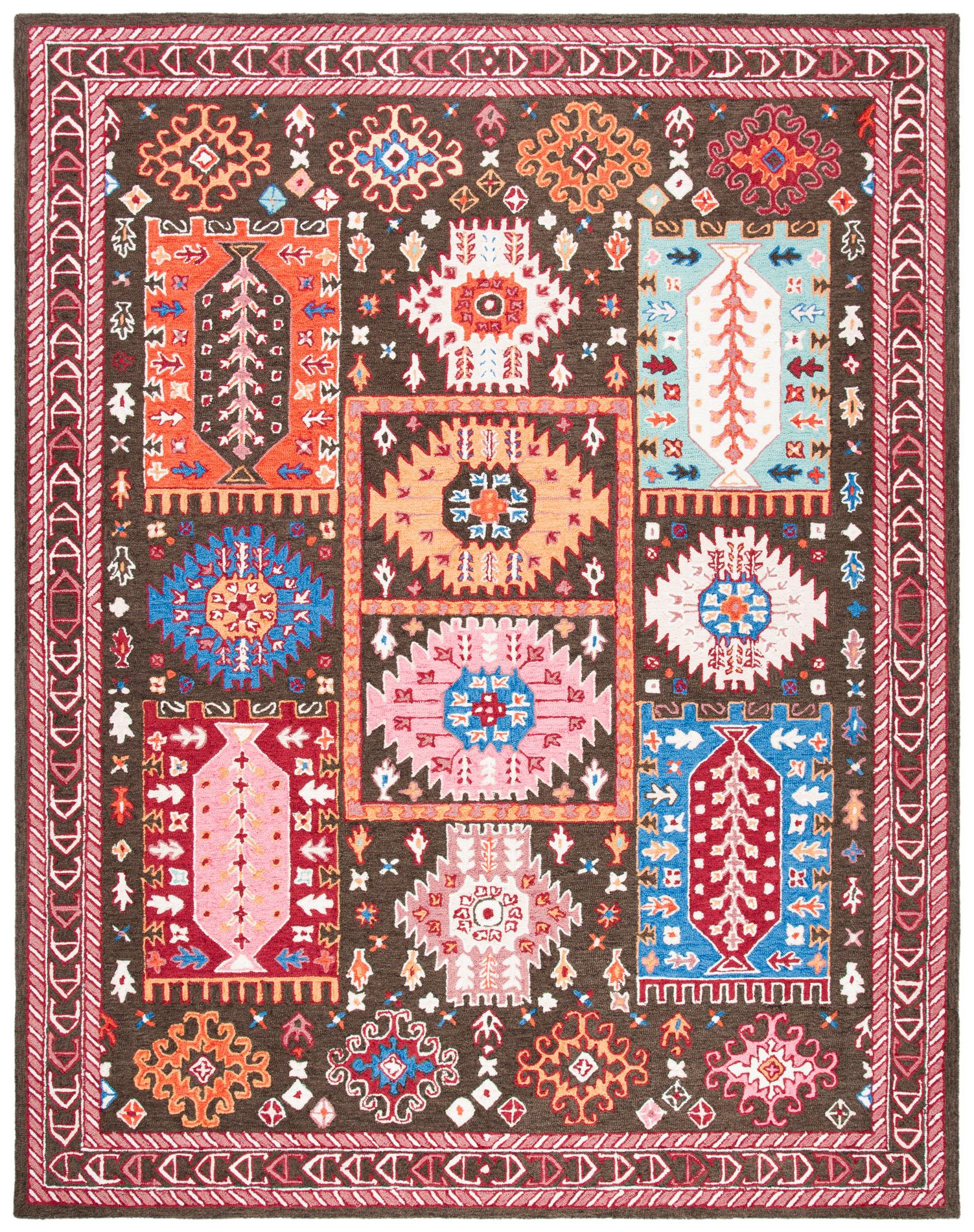 Safavieh Bellagio Blg607T Brown/Rust Area Rug