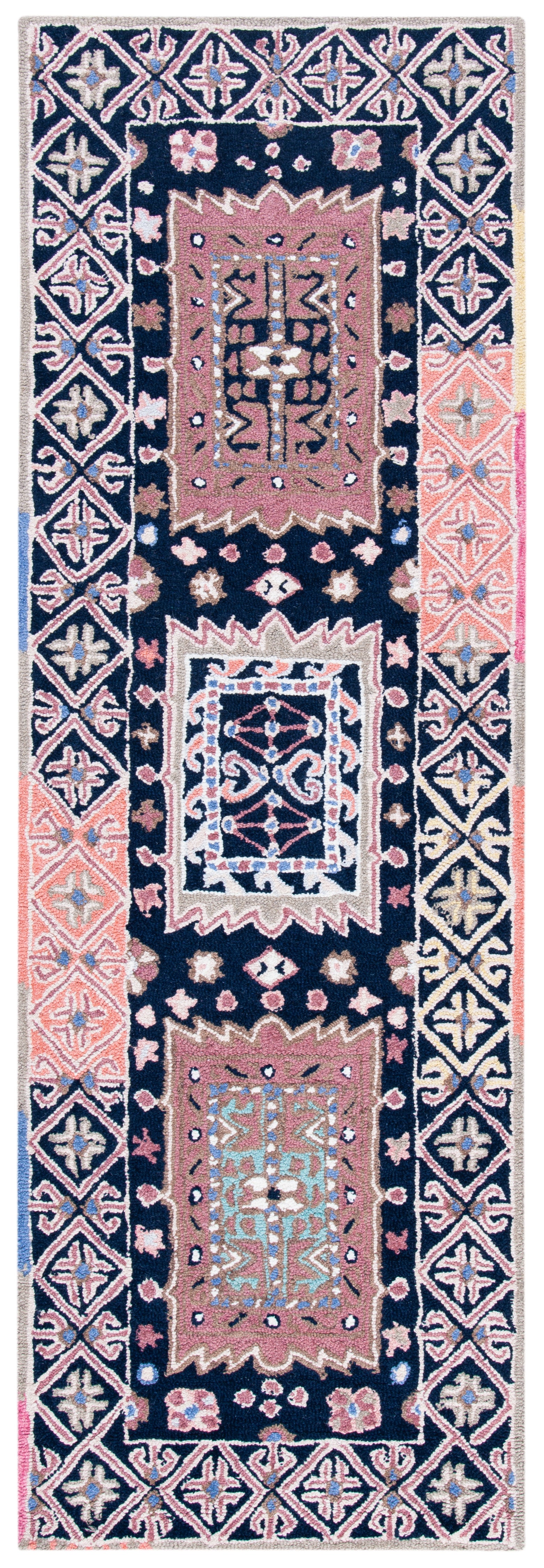 Safavieh Bellagio Blg609Z Black/Navy Area Rug