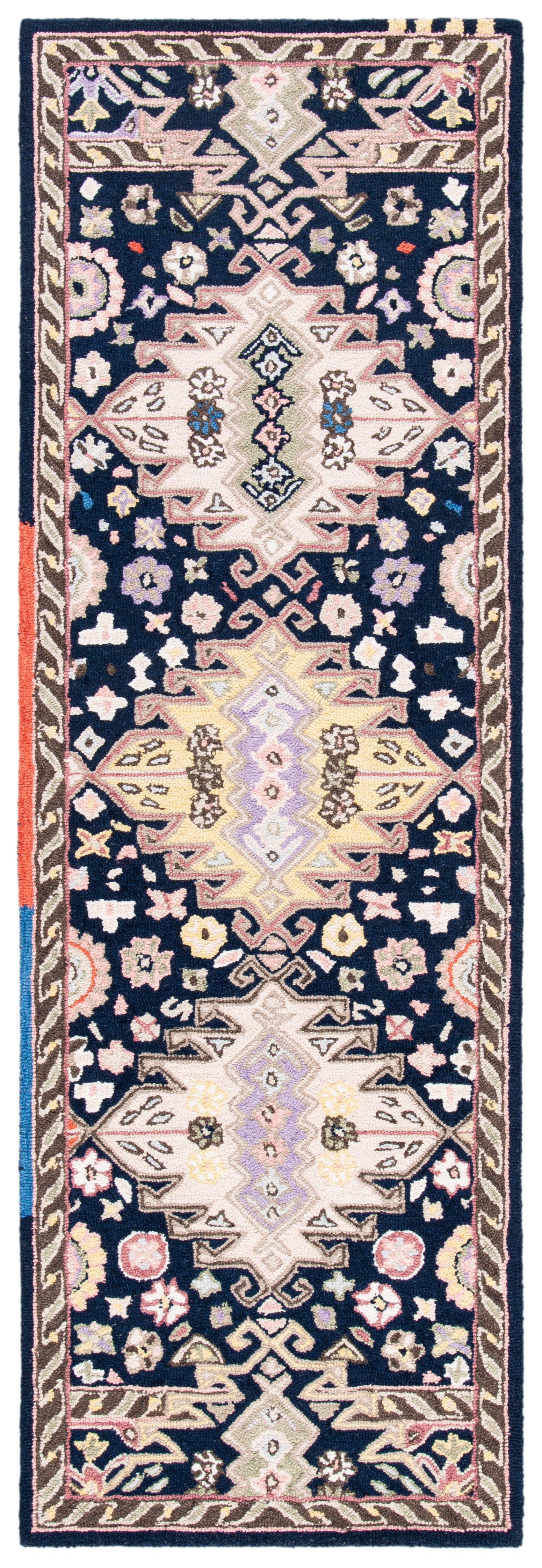 Safavieh Bellagio Blg626N Navy/Sage Area Rug