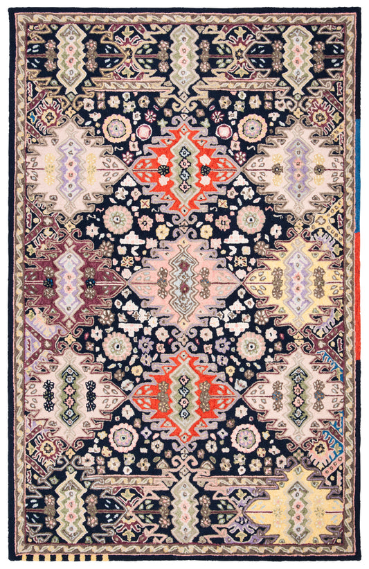 Safavieh Bellagio Blg626N Navy/Sage Area Rug