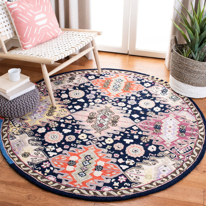 Safavieh Bellagio Blg626N Navy/Sage Area Rug