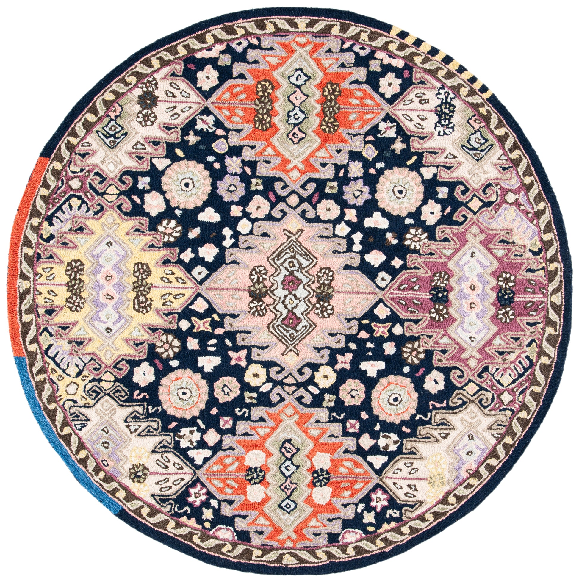 Safavieh Bellagio Blg626N Navy/Sage Area Rug