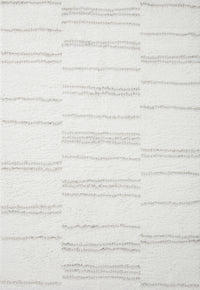 Loloi Bliss Shag Bls-02 White/Grey Area Rug