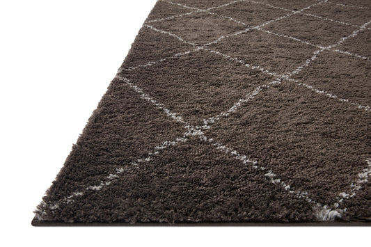 Loloi Bliss Shag Bls-04 Bark/Grey Area Rug