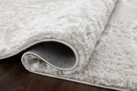 Loloi Bliss Shag Bls-06 Grey/White Area Rug