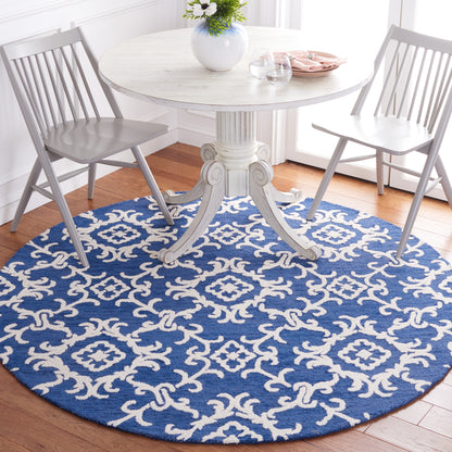 Safavieh Blossom Blm104N Navy/Ivory Area Rug