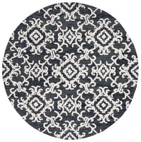 Safavieh Blossom Blm104Z Black/Ivory Area Rug