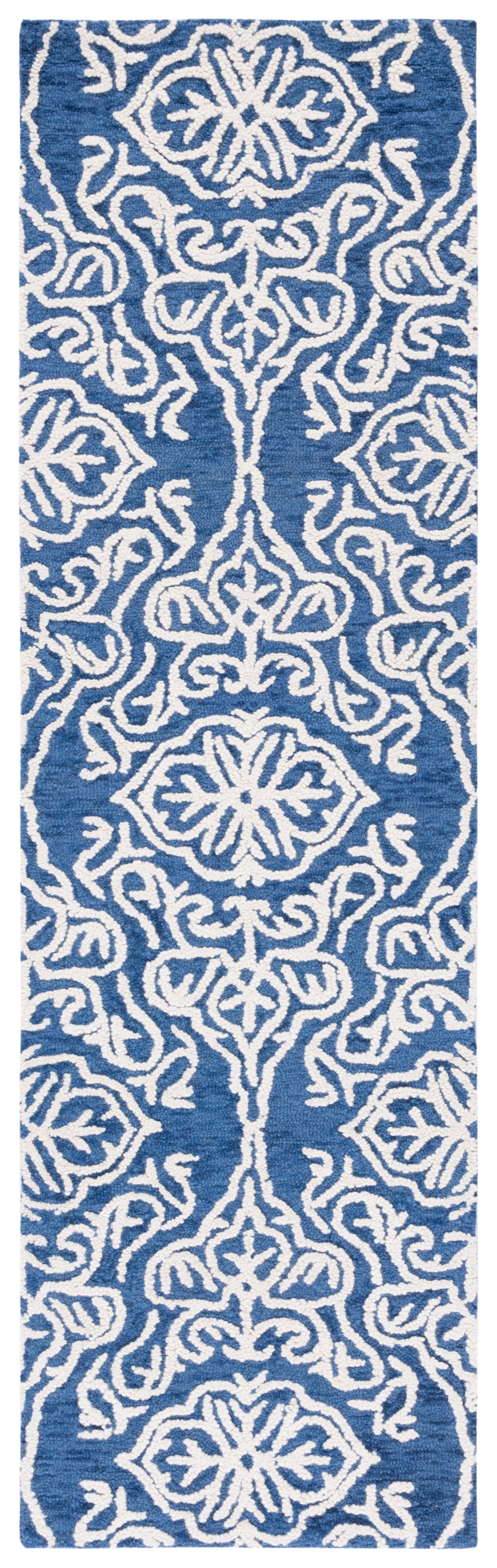 Safavieh Blossom Blm112N Navy/Ivory Area Rug