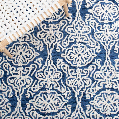 Safavieh Blossom Blm112N Navy/Ivory Area Rug