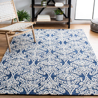 Safavieh Blossom Blm112N Navy/Ivory Area Rug