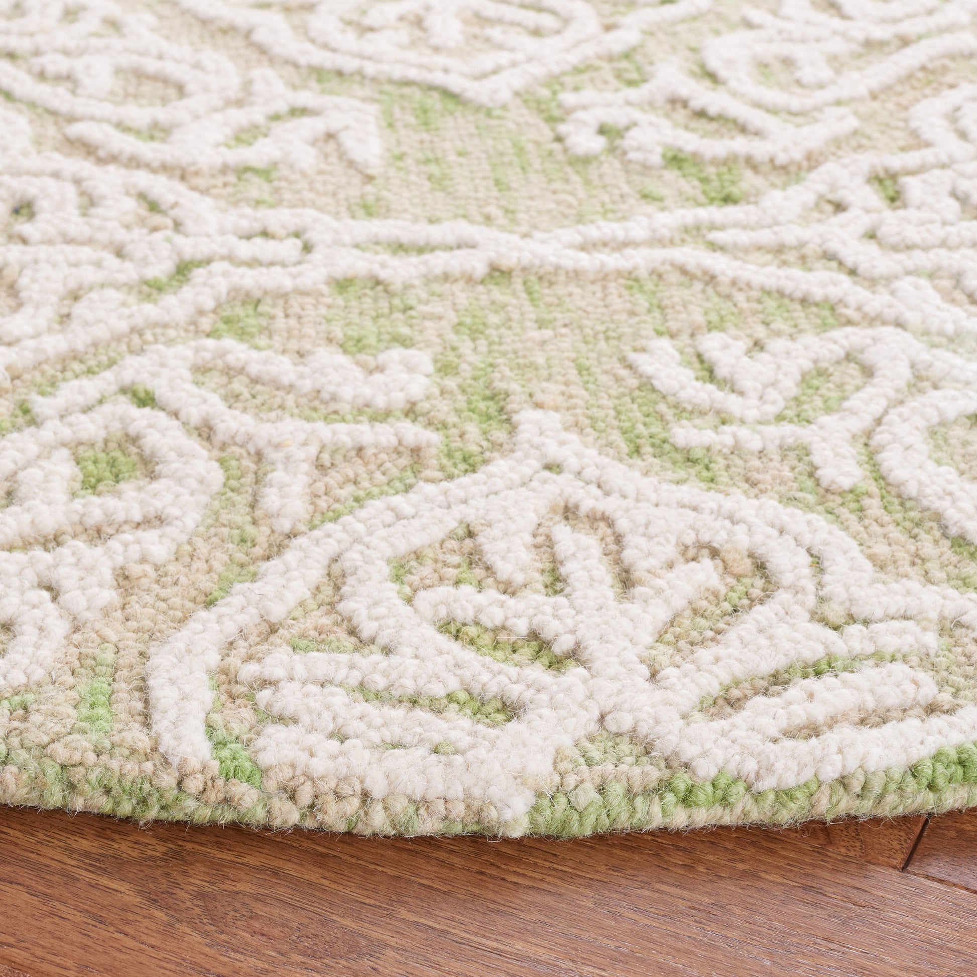 Safavieh Blossom Blm112X Light Green/Ivory Area Rug