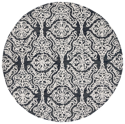 Safavieh Blossom Blm112Z Black/Ivory Area Rug