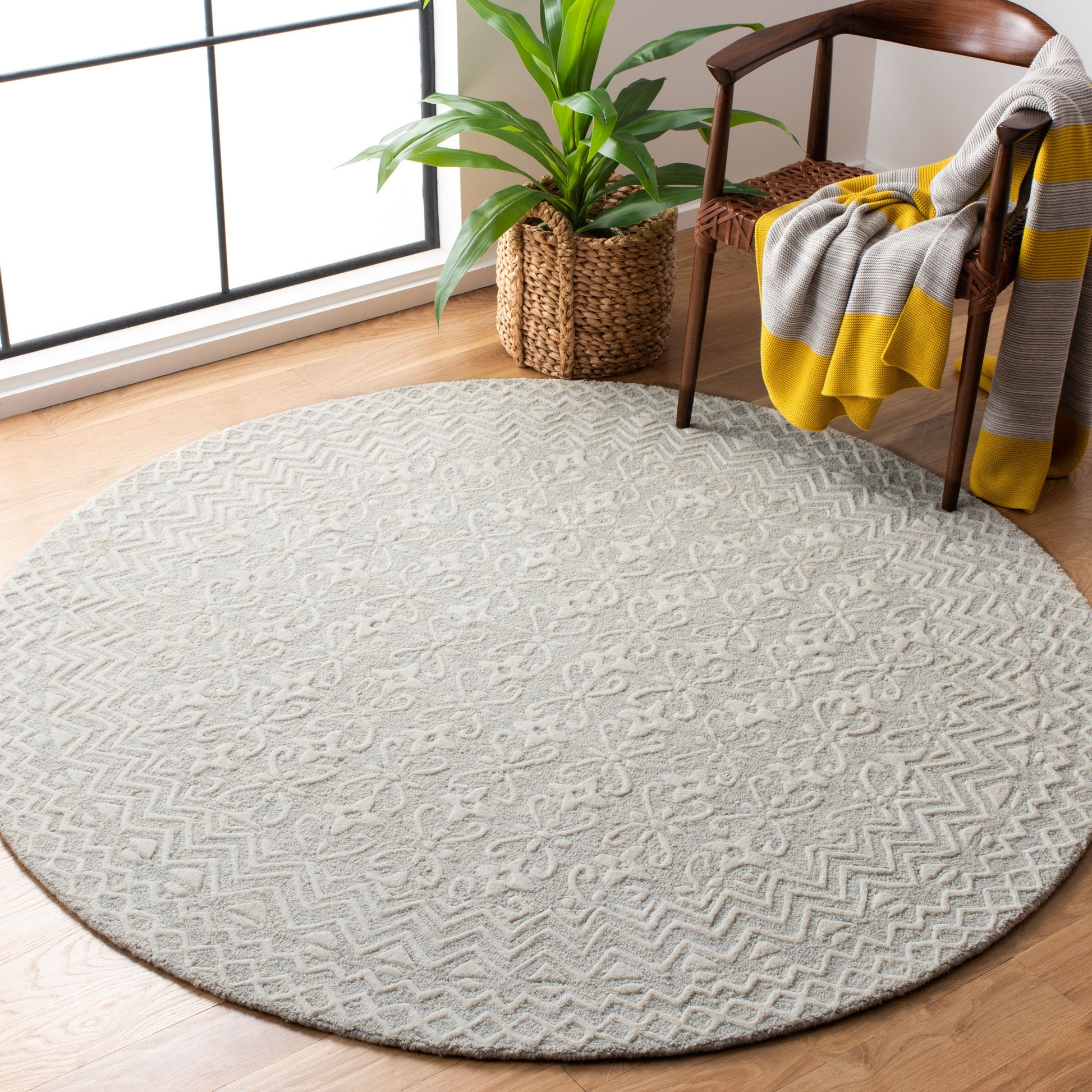 Safavieh Blossom Blm114F Grey/Ivory Area Rug