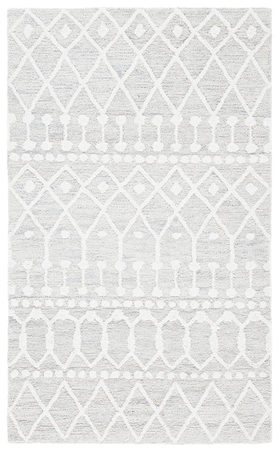 Safavieh Blossom Blm115G Silver/Ivory Area Rug