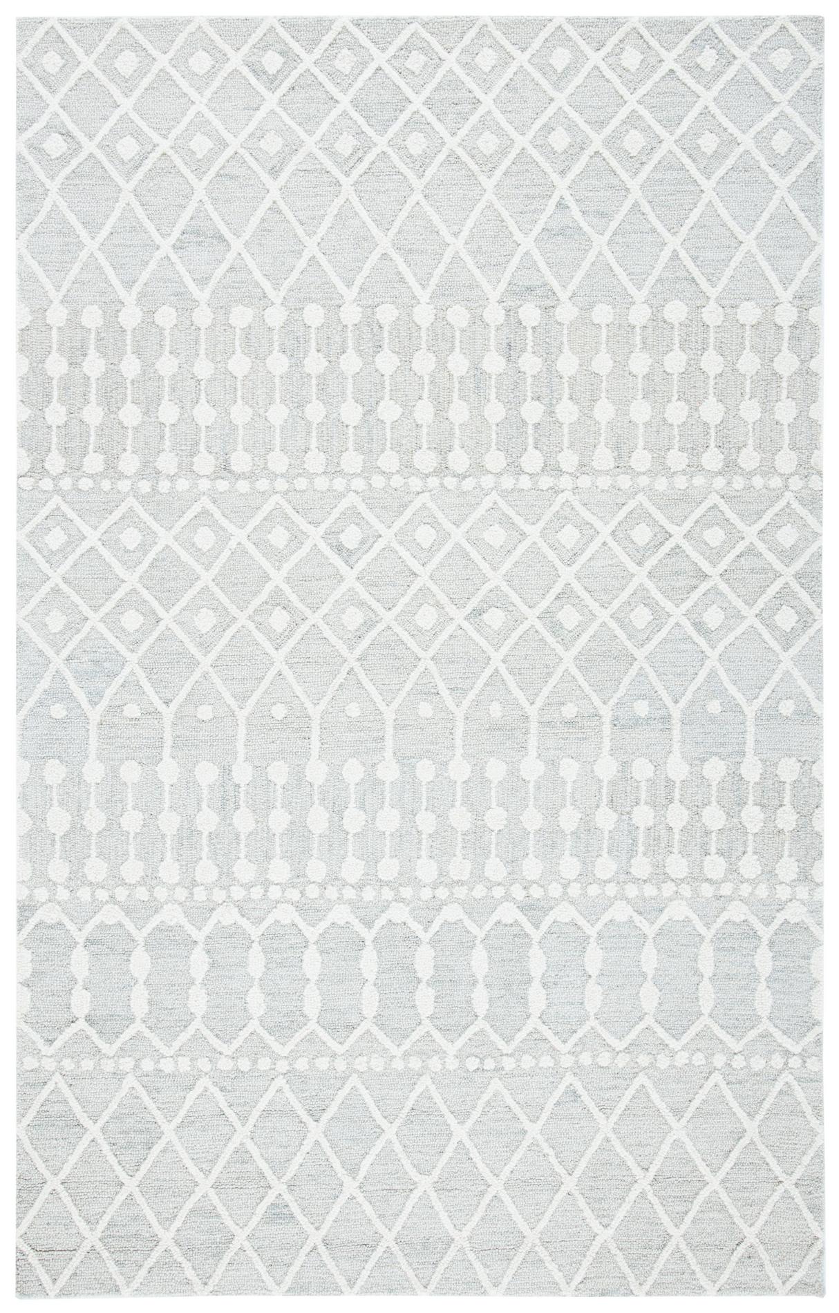 Safavieh Blossom Blm115G Silver/Ivory Area Rug