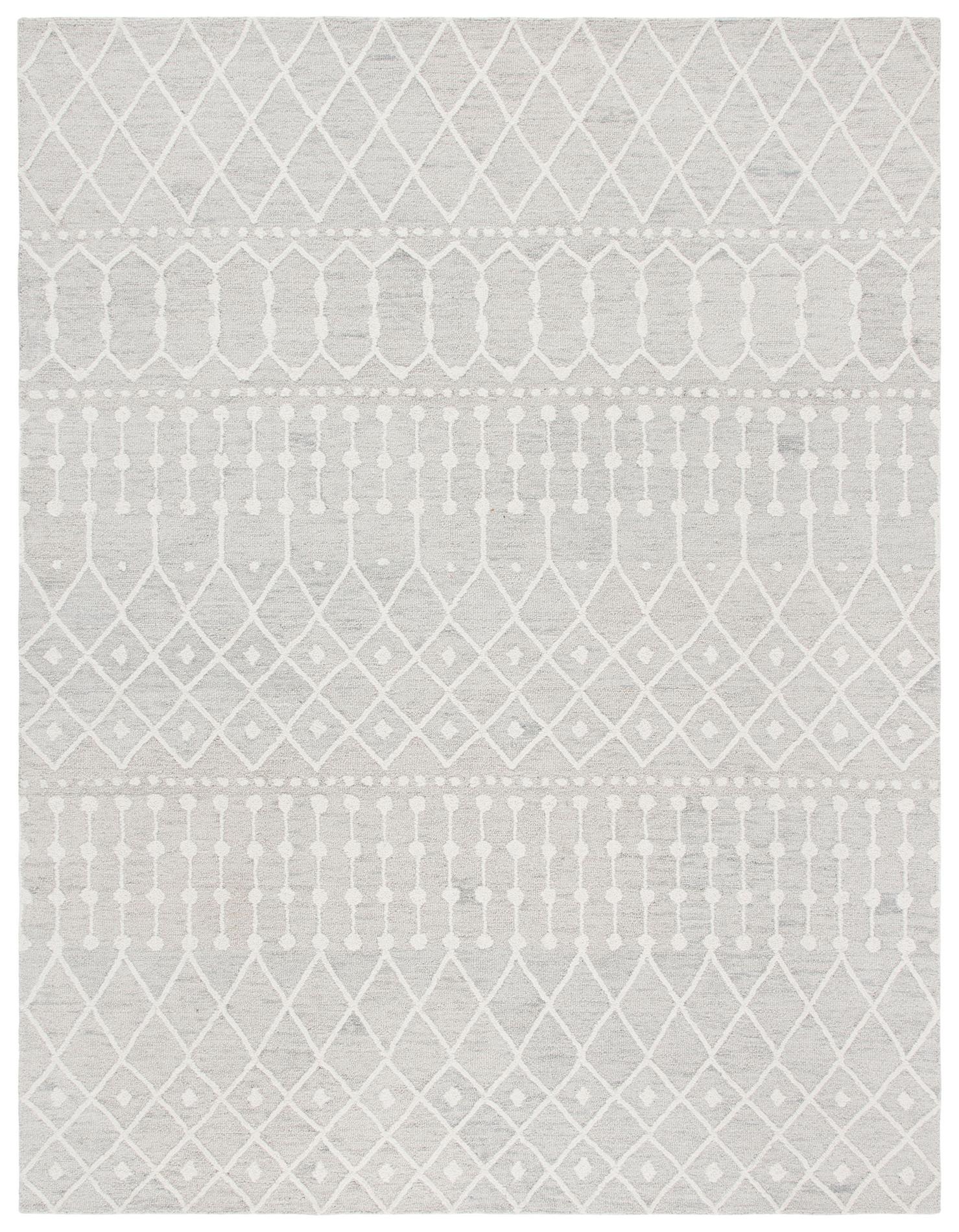 Safavieh Blossom Blm115G Silver/Ivory Area Rug