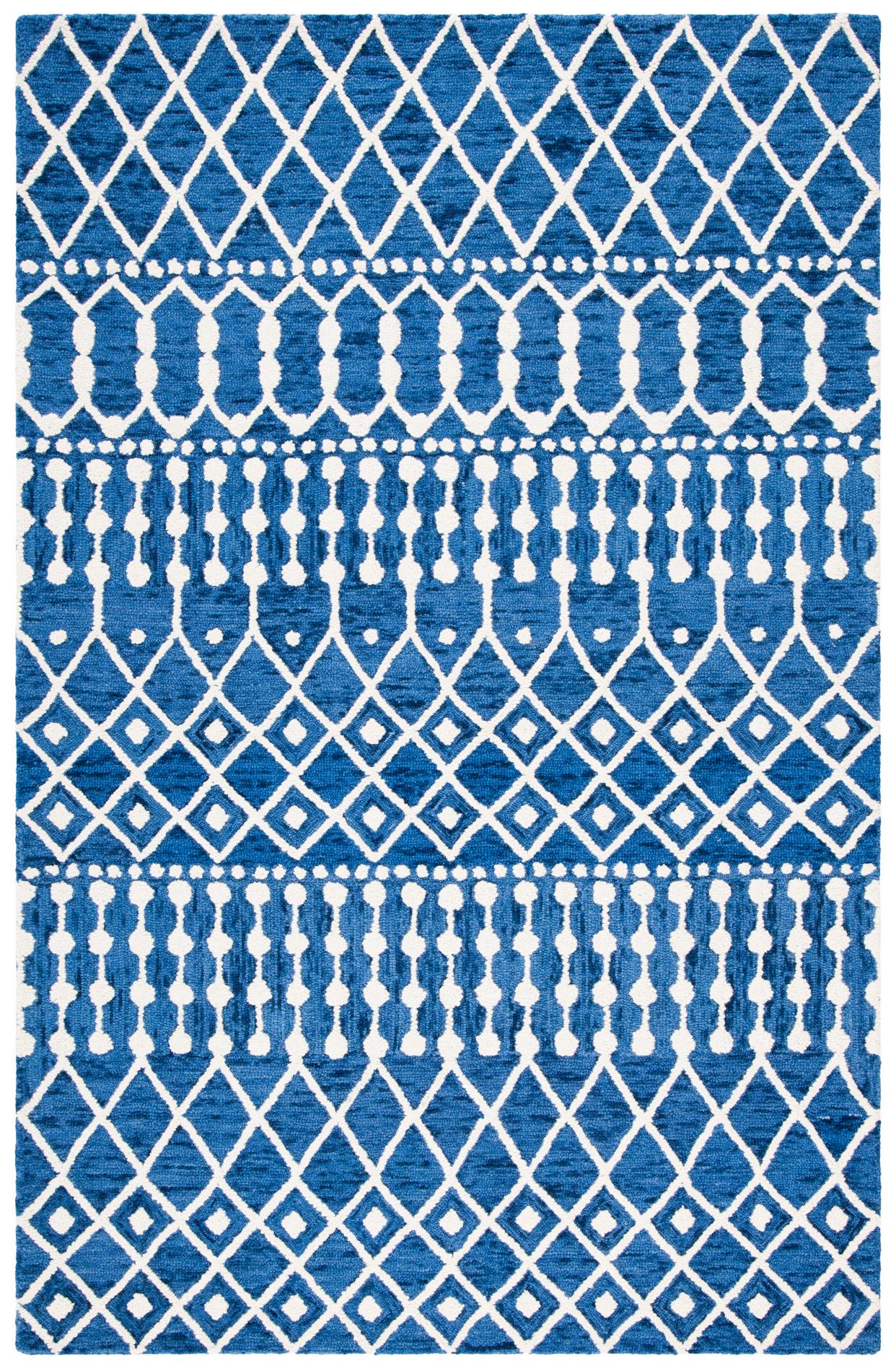 Safavieh Blossom Blm115N Navy/Ivory Area Rug