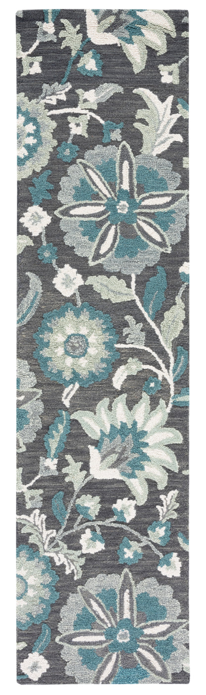 Safavieh Blossom Blm175G Grey/Blue Area Rug