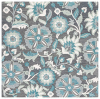 Safavieh Blossom Blm175G Grey/Blue Area Rug