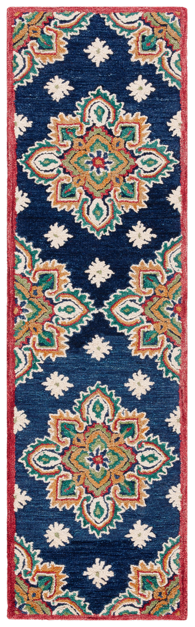 Safavieh Blossom Blm561N Navy/Ivory Area Rug