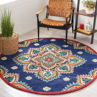 Safavieh Blossom Blm561N Navy/Ivory Area Rug