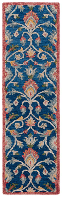 Safavieh Blossom Blm562M Blue/Rust Area Rug