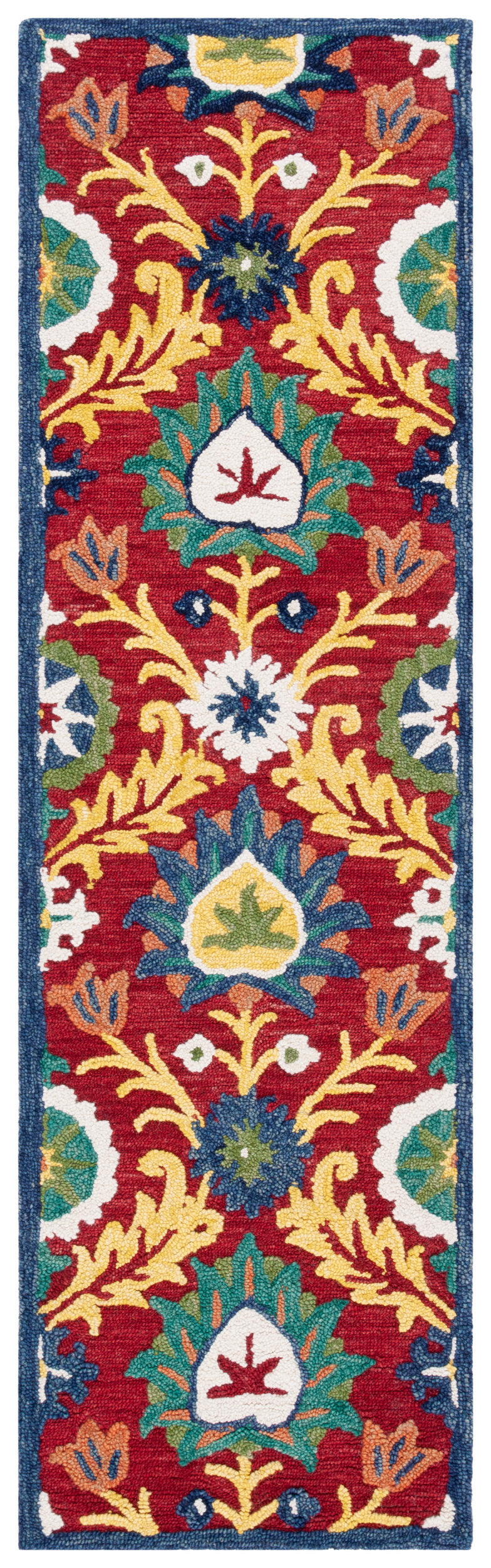 Safavieh Blossom Blm563D Red/Yellow Area Rug