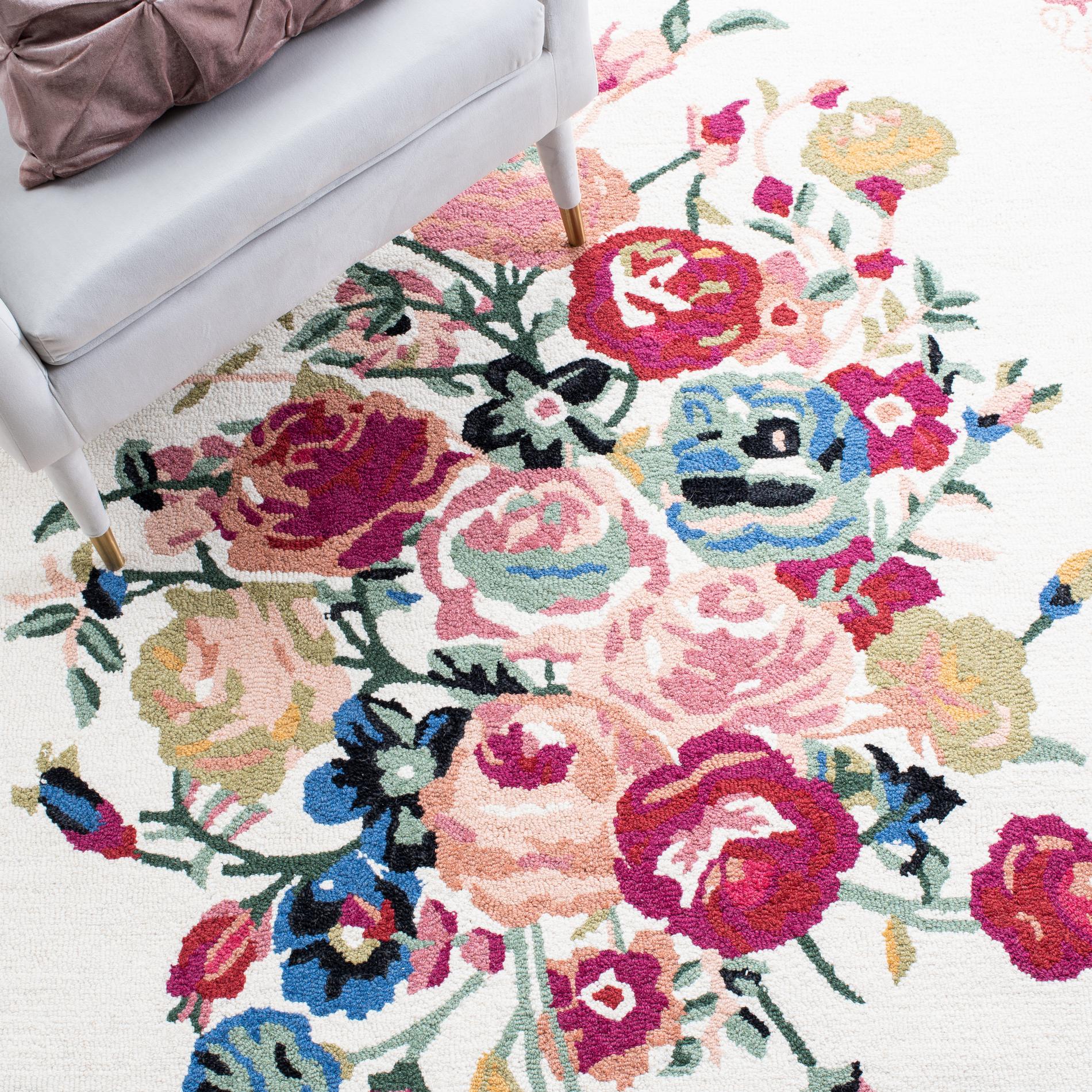 Safavieh Blossom Blm575U Pink/Ivory Area Rug