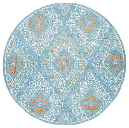 Safavieh Blossom Blm606M Blue/Yellow Area Rug