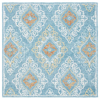 Safavieh Blossom Blm606M Blue/Yellow Area Rug