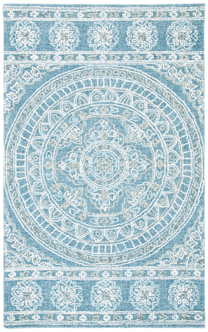 Safavieh Blossom Blm607M Blue/Ivory Area Rug