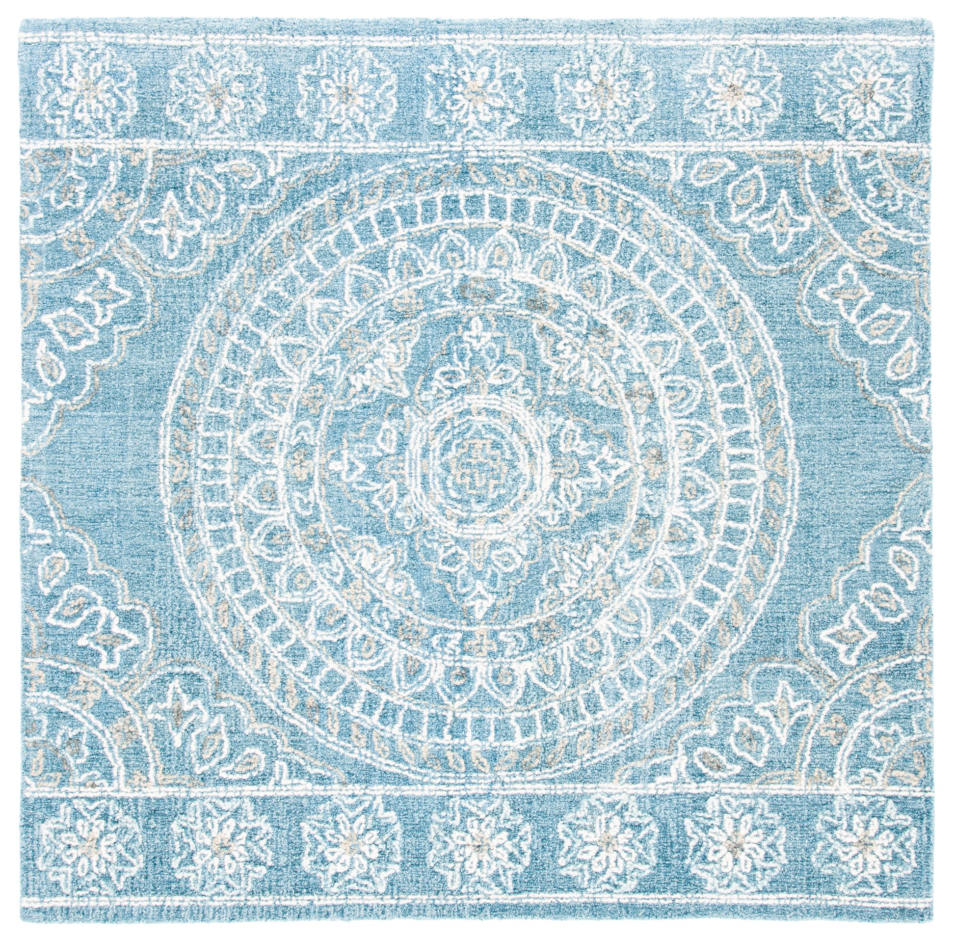 Safavieh Blossom Blm607M Blue/Ivory Area Rug