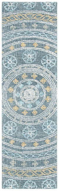 Safavieh Blossom Blm608H Charcoal/Yellow Area Rug