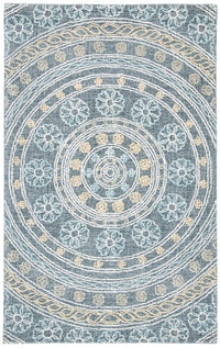 Safavieh Blossom Blm608H Charcoal/Yellow Area Rug