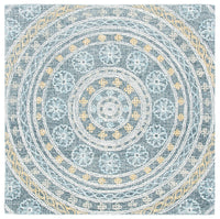 Safavieh Blossom Blm608H Charcoal/Yellow Area Rug