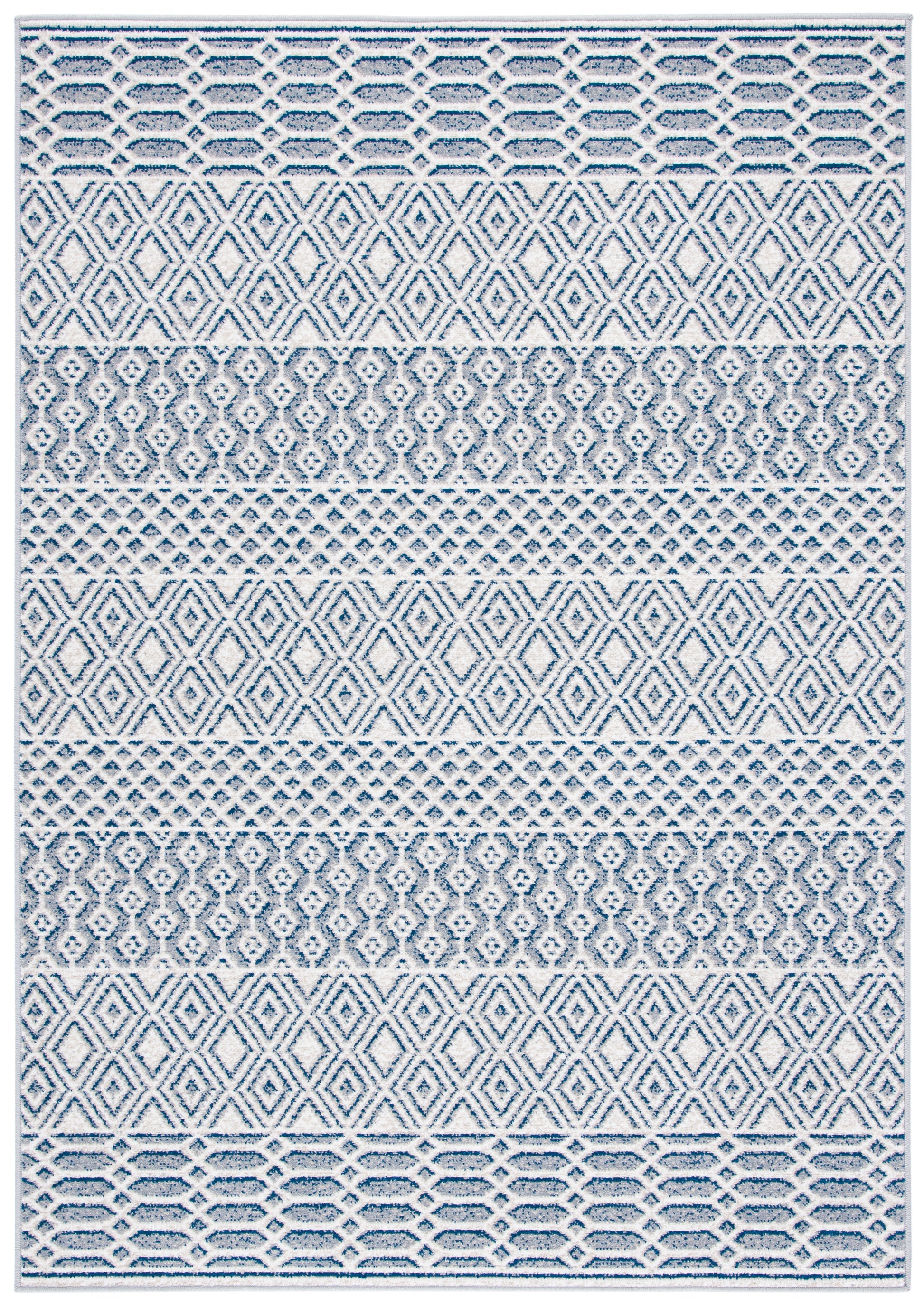 Safavieh Belmont Bmt132B Ivory/Navy Area Rug