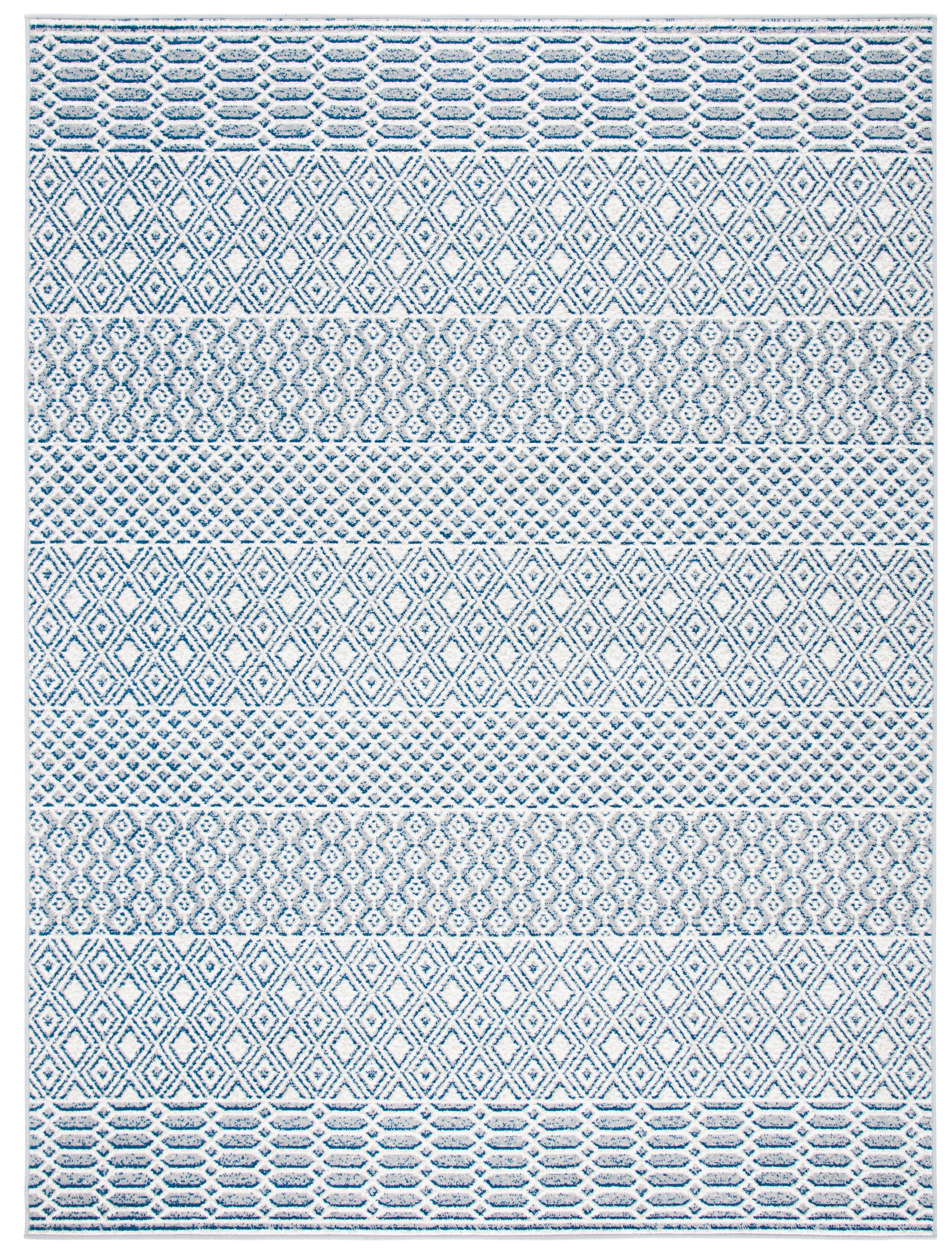 Safavieh Belmont Bmt132B Ivory/Navy Area Rug