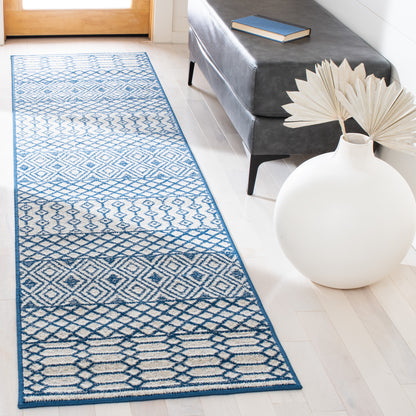 Safavieh Belmont Bmt132N Navy/Grey Area Rug