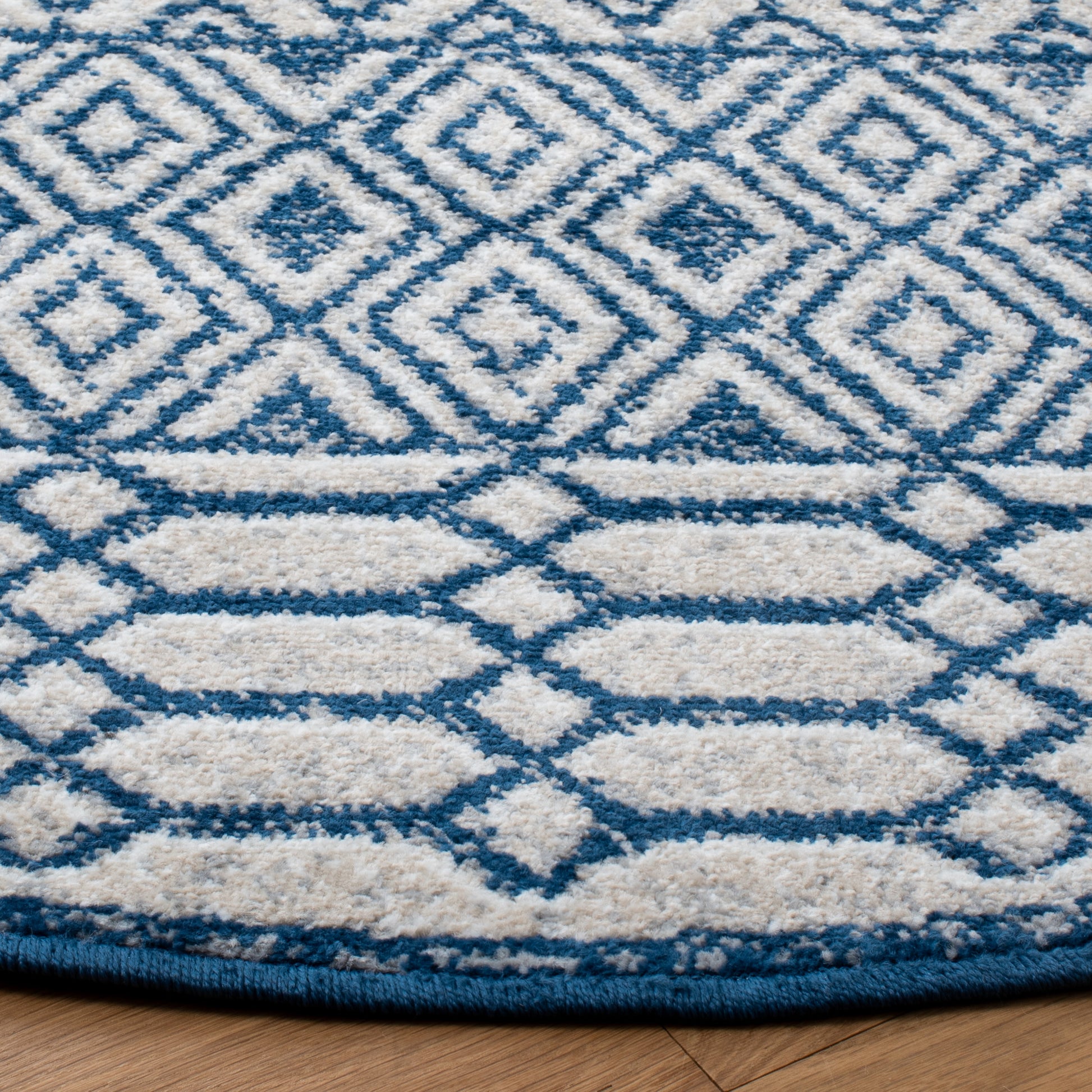 Safavieh Belmont Bmt132N Navy/Grey Area Rug