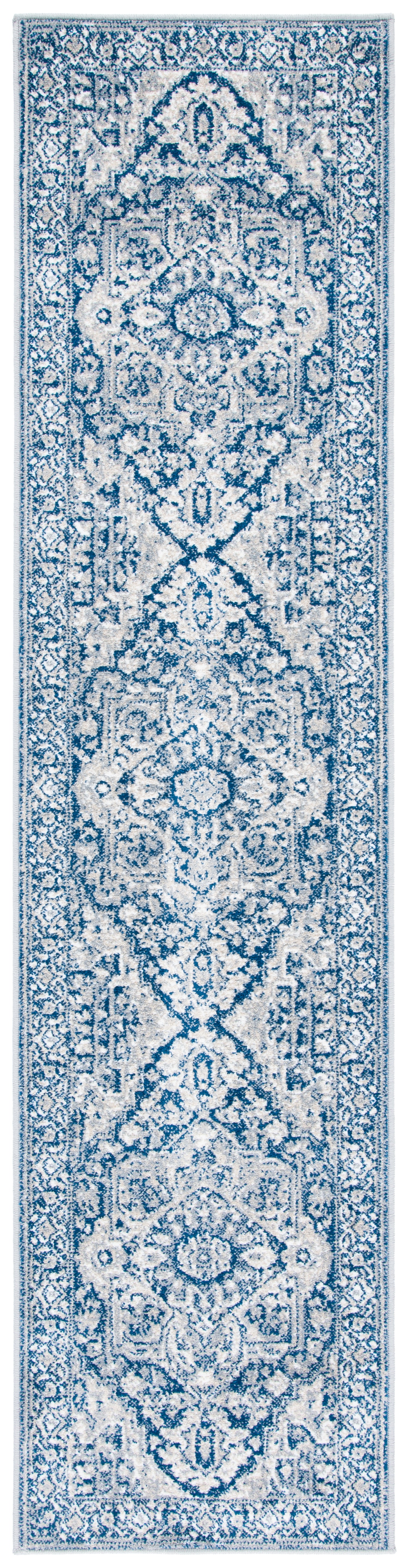 Safavieh Belmont Bmt134N Navy/Grey Area Rug