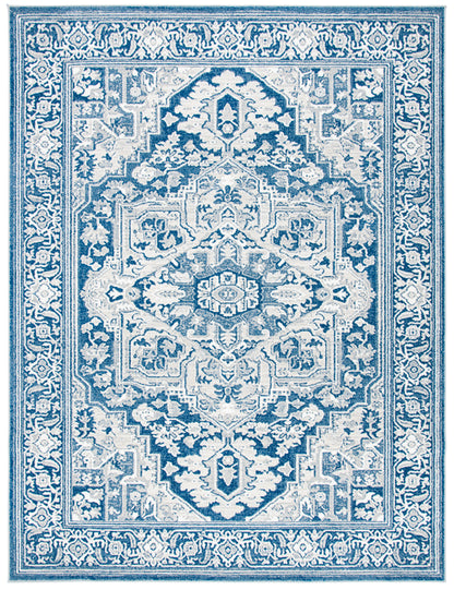 Safavieh Belmont Bmt134N Navy/Grey Area Rug