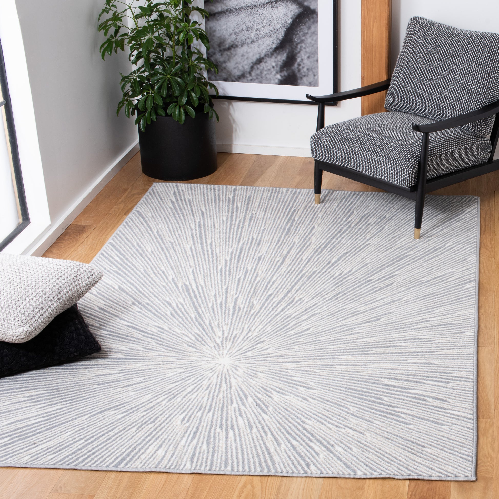 Safavieh Belmont Bmt136F Grey/Ivory Area Rug