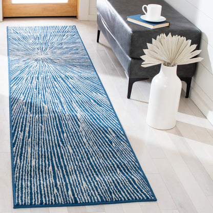 Safavieh Belmont Bmt136N Navy/Grey Area Rug