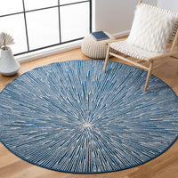 Safavieh Belmont Bmt136N Navy/Grey Area Rug