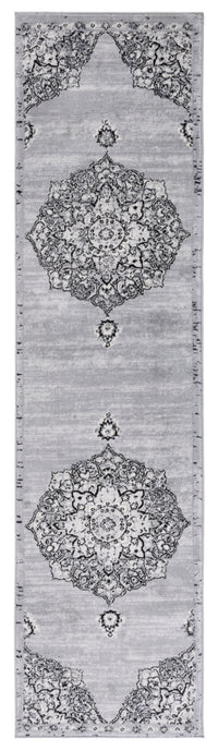 Safavieh Brentwood Bnt802G Silver/Black Area Rug