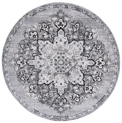 Safavieh Brentwood Bnt802G Silver/Black Area Rug