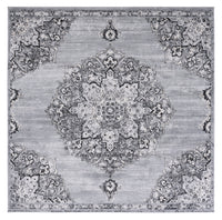 Safavieh Brentwood Bnt802G Silver/Black Area Rug