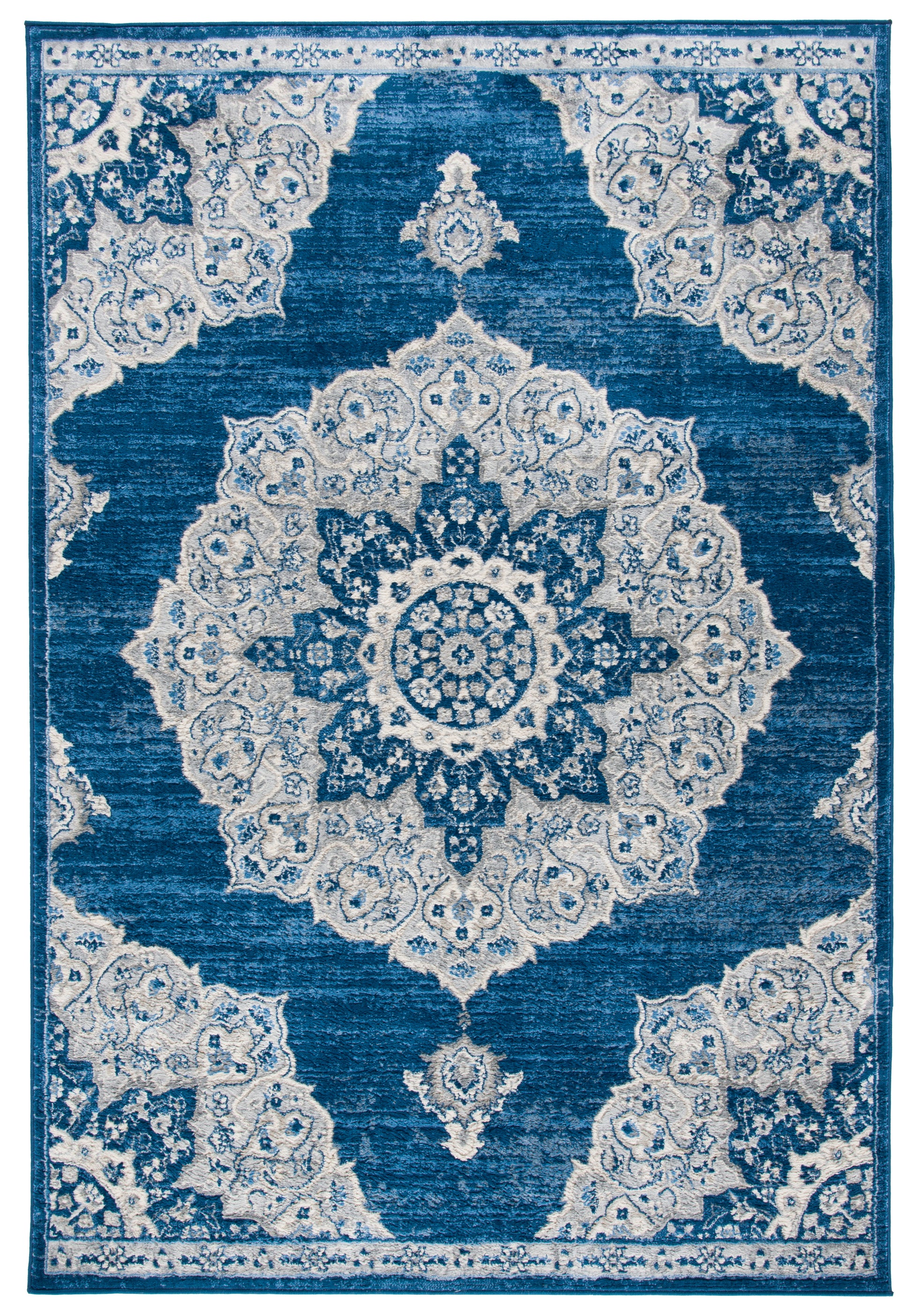 Safavieh Brentwood Bnt802N Navy/Grey Area Rug