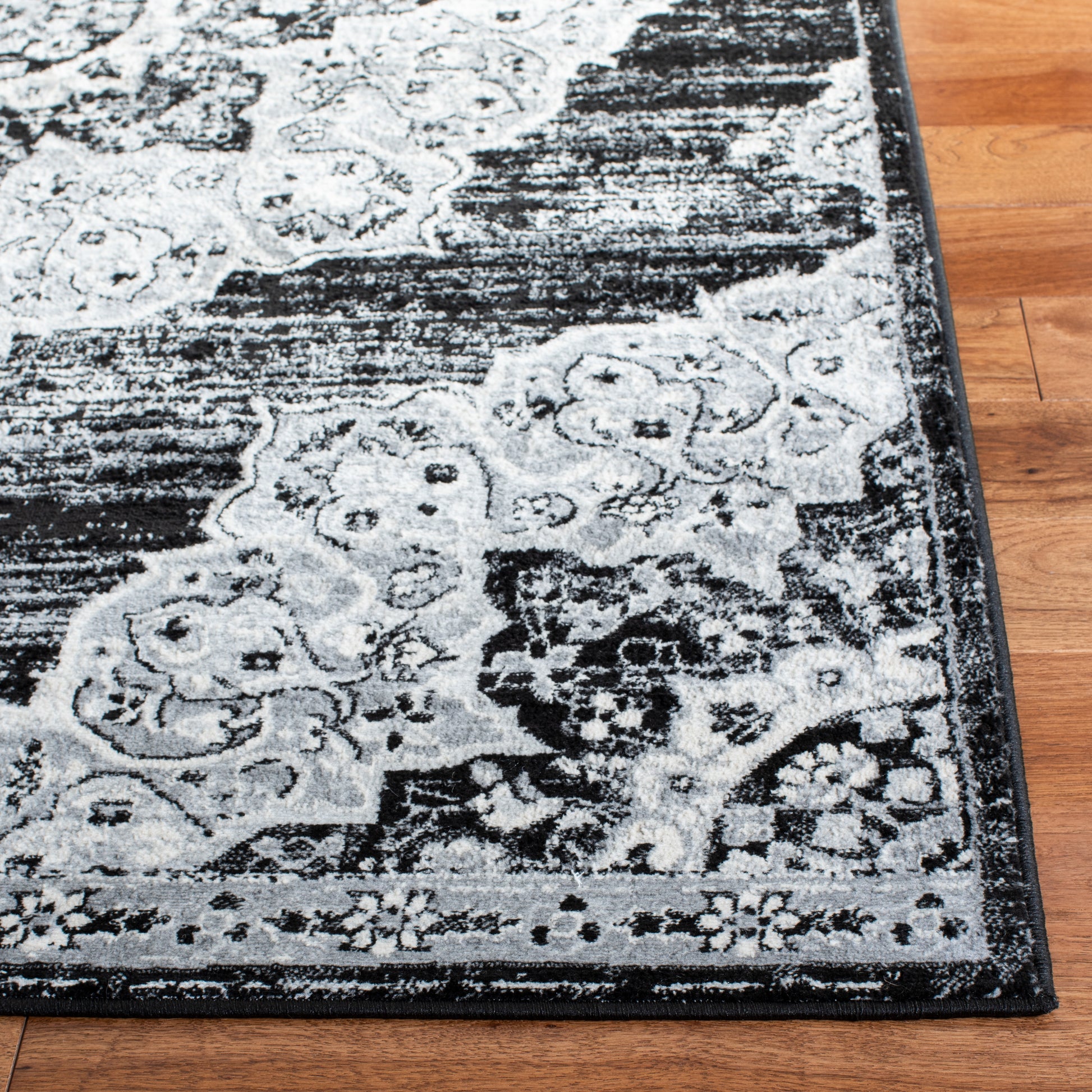 Safavieh Brentwood Bnt802Z Black/Grey Area Rug